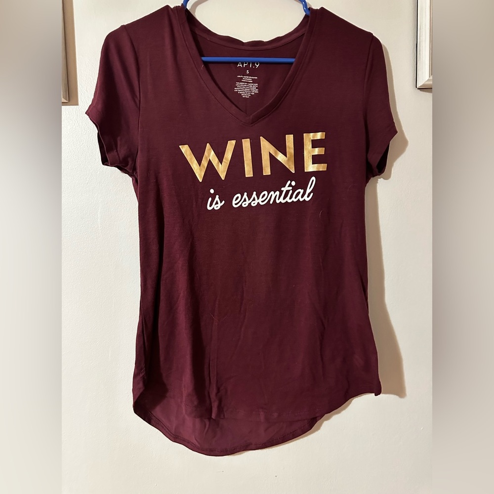 Wine is Essential T shirt